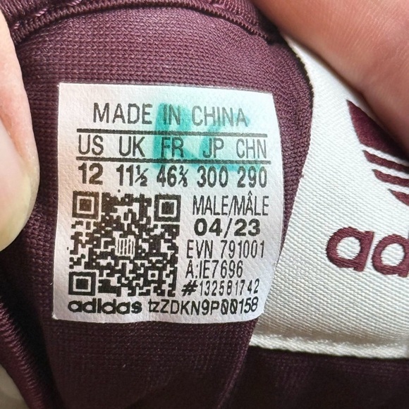 Adidas Forum Low Arizona State size 12
